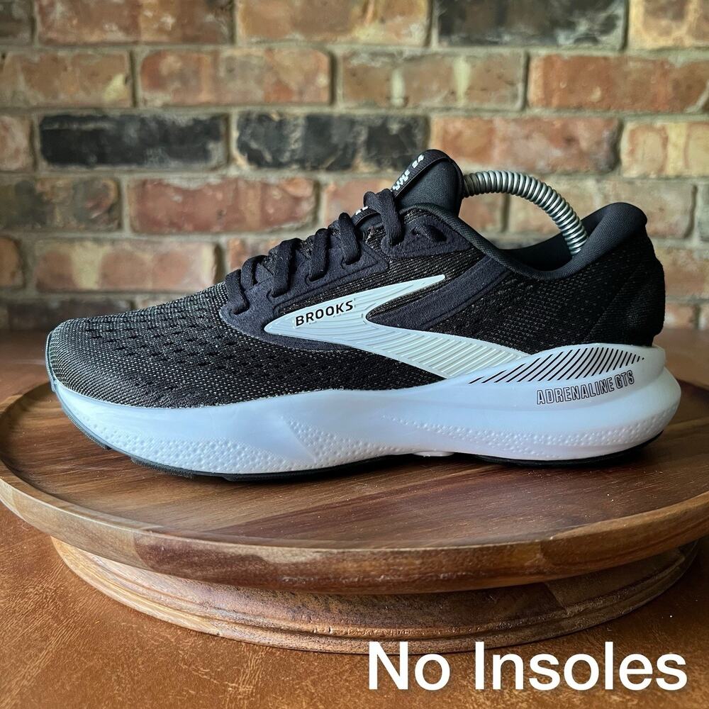 Brooks Adrenaline GTS 24 Supportive Women's 5.5 Black Running Shoes Sneakers